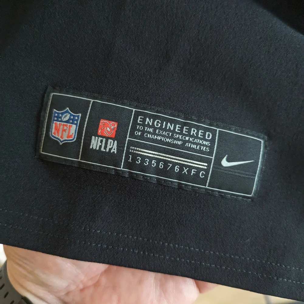 Nike On-Field Derek Carr Las Vegas Raiders Jersey #4 $350 MSRP 3XL 56 XXXL black - Picture 2 of 8